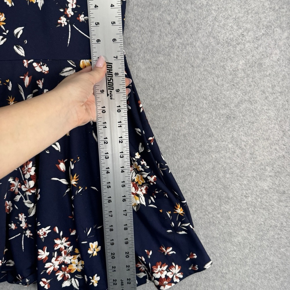 Fortune + Ivy Reign Floral Skater Dress Womens PM Navy NWT Stitch Fix - Picture 7 of 15
